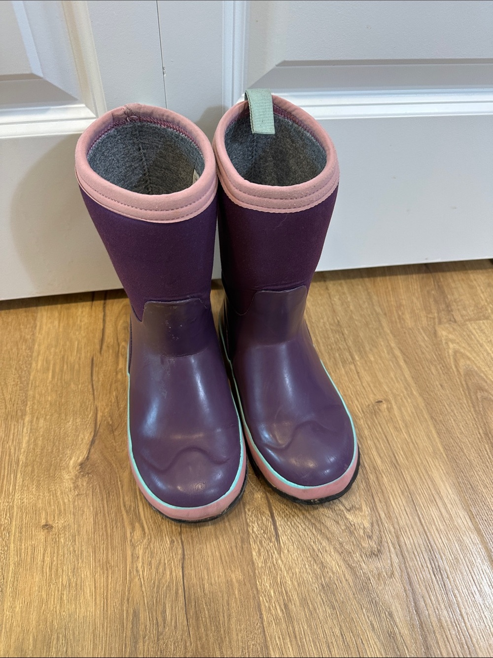 Kids Winter Waterproof Purple Pink Boots